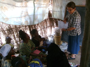 lezione al campo profughi di kakuma